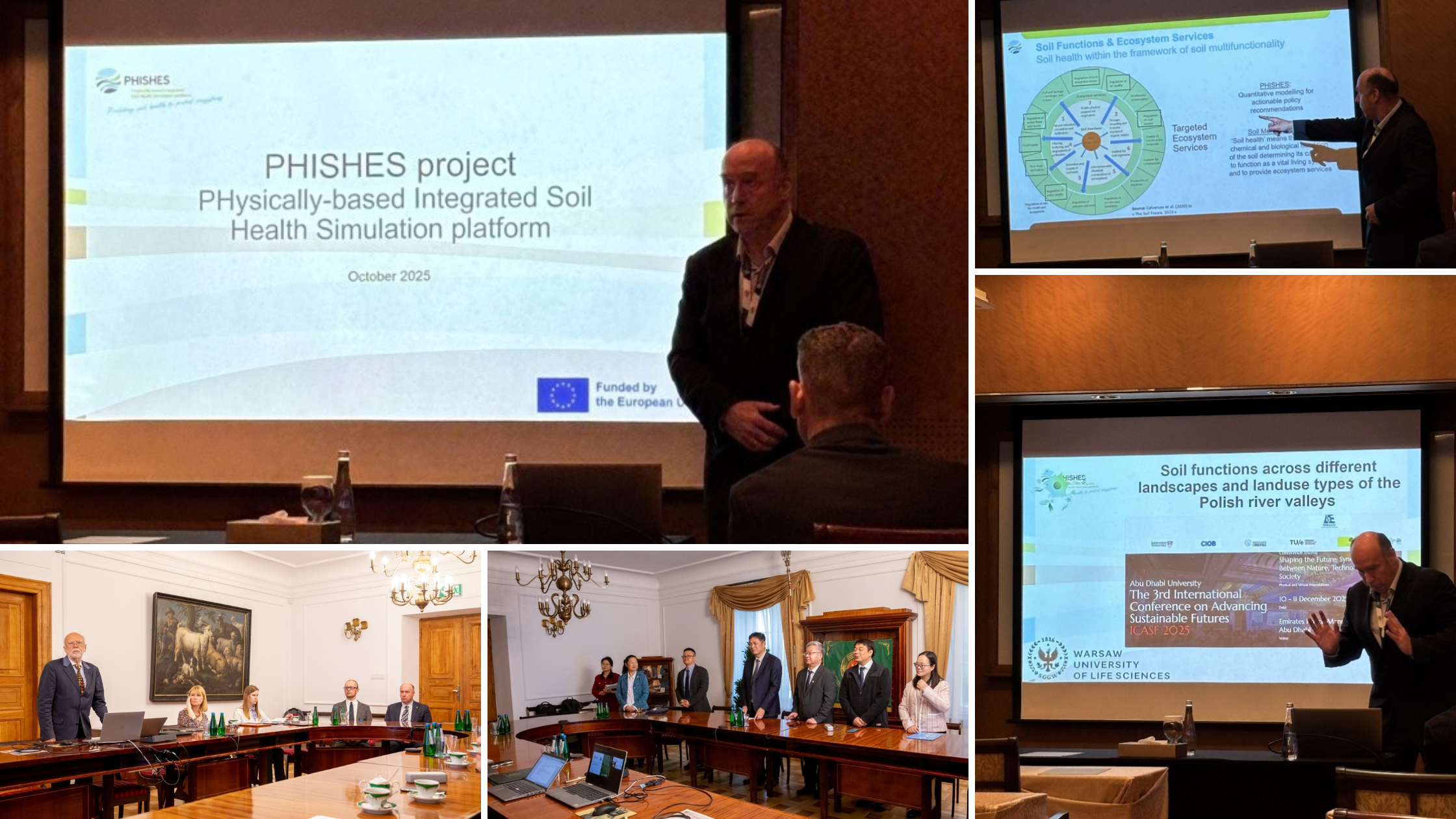 Soil functions and health at international meetings and conferences- scientific and educational potential